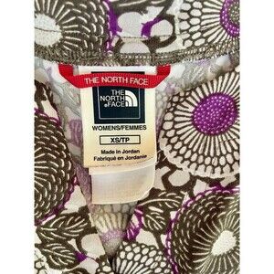 The North Face Shirt Women’s Size XS Purple White Brown Geometric Print